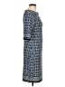 Max Studio Tweed Blue Casual Dress Size L - photo 4