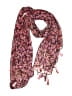 Unbranded Floral Purple Red Scarf One size - photo 1