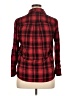 Alice + Olivia Plaid Red Long Sleeve Button-Down Shirt Size XL - photo 2