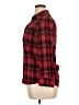Alice + Olivia Plaid Red Long Sleeve Button-Down Shirt Size XL - photo 5