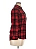 Alice + Olivia Plaid Red Long Sleeve Button-Down Shirt Size XL - photo 4