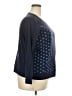 Eddie Bauer Checkered-gingham Blue Pullover Sweater Size 2X - photo 4