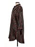 Zara Basic 100% Polyester Stripes Black Kimono Size M - photo 5