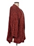 Wild Fable 100% Polyester Red Cardigan Size L - photo 4