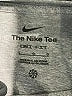 Nike 100% Polyester Silver Active T-Shirt Size L - photo 7