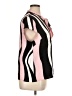 Shein Stripes Pink Short Sleeve Blouse Size XL - photo 4