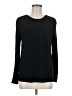 Meadow Rue 100% Rayon Black Long Sleeve Top Size L - photo 1