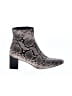 Vince. 100% Leather Gray Black Ankle Boots Size 7 - photo 1