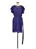 Mossimo 100% Polyester Paisley Blue Casual Dress Size M - photo 1