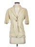 CAbi 100% Linen Ivory 3/4 Sleeve Button-Down Shirt Size XS - photo 1