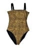 Unbranded Animal Print Gold One Piece Swimsuit Size XS (estimated) - photo 1