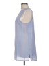 Simply Noelle 100% Polyester Stripes Blue Sleeveless Blouse Size Lg - XL - photo 5