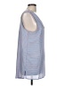 Simply Noelle 100% Polyester Stripes Blue Sleeveless Blouse Size Lg - XL - photo 4