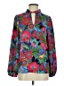 Sugarlips 100% Polyester Blue Long Sleeve Blouse Size XS - photo 1
