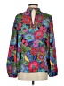 Sugarlips 100% Polyester Blue Long Sleeve Blouse Size XS - photo 2