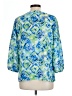 Unbranded Blue 3/4 Sleeve Blouse Size L (estimated) - photo 2