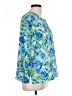 Unbranded Blue 3/4 Sleeve Blouse Size L (estimated) - photo 4