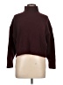 Zara Solid Burgundy Turtleneck Sweater Size L - photo 1