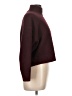 Zara Solid Burgundy Turtleneck Sweater Size L - photo 4