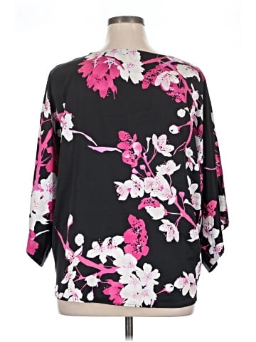 Natori 3/4 Sleeve Blouse (view 2)