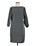 Max Studio Chevron-herringbone Gray Casual Dress Size M - photo 1