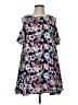 Bluheaven 100% Rayon Floral Blue Casual Dress Size M - photo 1