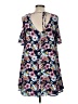 Bluheaven 100% Rayon Floral Blue Casual Dress Size M - photo 2