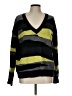 Pam & Gela Stripes Black Pullover Sweater Size L - photo 1