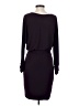 Chaps Solid Burgundy Cocktail Dress Size XS - photo 2