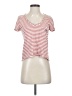 Caslon Stripes Red Short Sleeve T-Shirt Size XS - photo 1