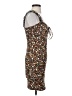 Assorted Brands Print Brown Tan Cocktail Dress Size XS (estimated) - photo 4