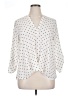 Assorted Brands Polka Dots Ivory 3/4 Sleeve Blouse Size XL - photo 1