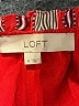 Ann Taylor LOFT 100% Polyester Stripes Red Casual Dress Size M - photo 7
