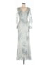 Mac Duggal Silver Cocktail Dress Size 4 - photo 1