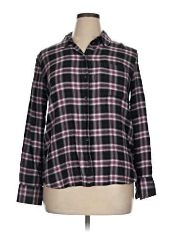 Treasure & Bond 3/4 Sleeve Button-Down Shirt (view 1)