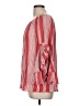 Fever 100% Rayon Red 3/4 Sleeve Blouse Size M - photo 5
