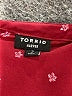Torrid 100% Polyester Floral Burgundy 3/4 Sleeve Blouse Size 2X Plus (2) - photo 7