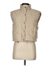 Say What? 100% Polyester Tan Vest Size M - photo 1