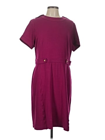 Pink Tartan Casual Dress (view 1)