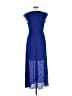 DKNY 100% Polyester Blue Casual Dress Size 8 - photo 2