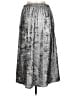 Old Navy 100% Polyester Metallic Silver Casual Skirt Size L - photo 2