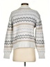 American Eagle Outfitters Chevron-herringbone Silver Pullover Sweater Size XS - photo 2