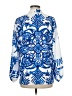 SundayUp 100% Polyester Blue 3/4 Sleeve Blouse Size M - photo 2