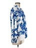 SundayUp 100% Polyester Blue 3/4 Sleeve Blouse Size M - photo 4