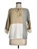 by the River Color Block Tan Pullover Sweater Size M - photo 1