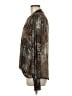 Veronica M. Metallic Brown Long Sleeve Blouse Size M - photo 5