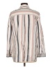 Primark 100% Cotton Stripes Gray Long Sleeve Button-Down Shirt Size 12 - photo 2