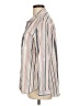 Primark 100% Cotton Stripes Gray Long Sleeve Button-Down Shirt Size 12 - photo 5