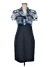 AB Studio Blue Casual Dress Size 6 - photo 1