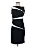 Adrienne Vittadini Graphic Black Cocktail Dress Size 4 - photo 1